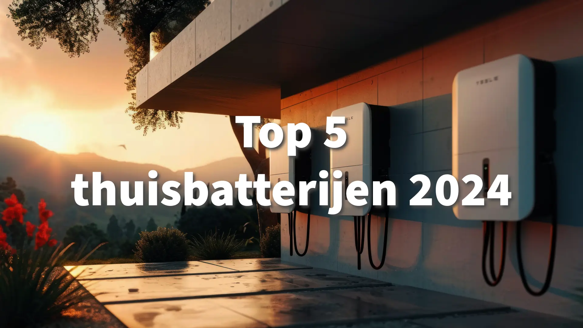 Top 5 Thuisbatterijen van 2024: Vergelijking, voor- en nadelen